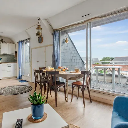 Duplex Face A La Mer - Le Studio D'Adal Quiberon Exterior foto